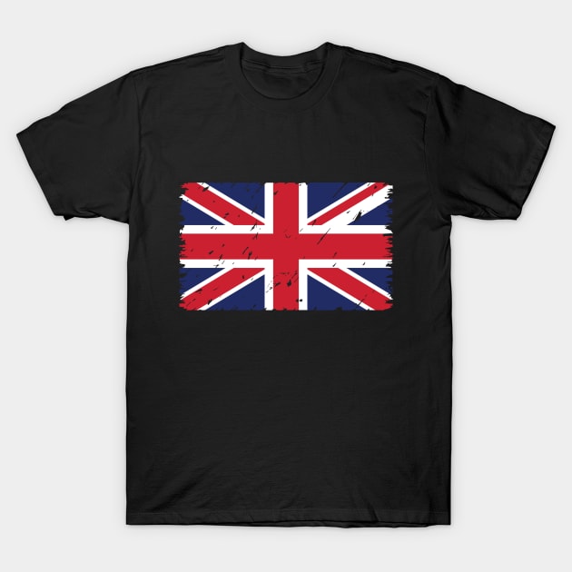 Flag United Kingdom. United Kingdom flag. National symbol of United Kingdom T-Shirt by designgoodstore_2